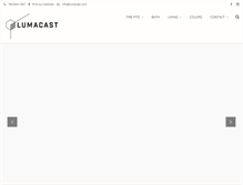 Tablet Screenshot of lumacast.com